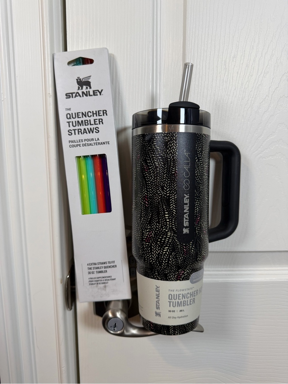 Stanley X Calia - Quencher Tumbler Mug - Black Confetti